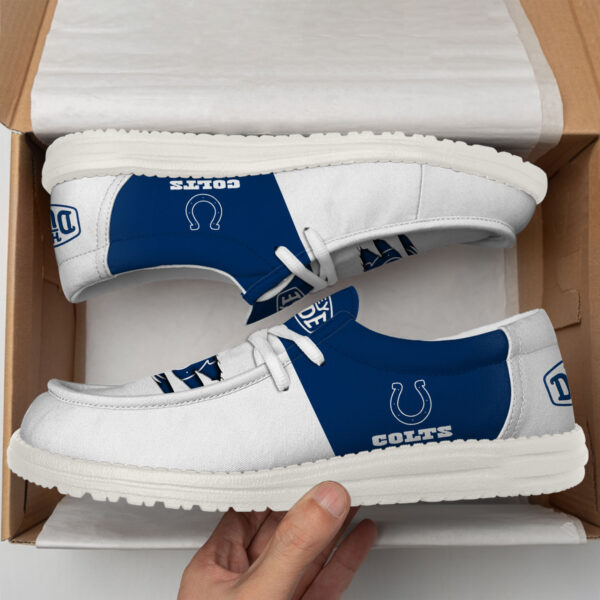 Tubopro Indianapolis Colts Personalized Hey Dude Shoes For Men And Women - Image 4