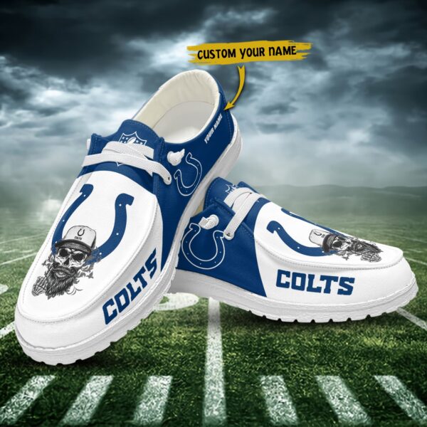 Tubopro Indianapolis Colts Personalized Hey Dude Shoes For Men And Women - Image 3