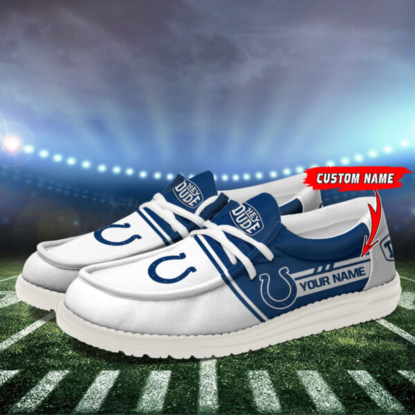 Tubopro Indianapolis Colts Personalized Hey Dude Shoes For Men And Women - Image 3