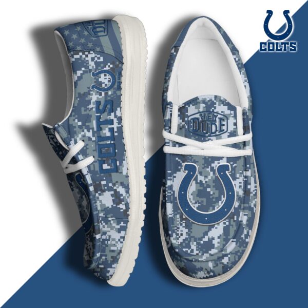 Tubopro Indianapolis Colts Personalized Hey Dude Shoes For Men And Women