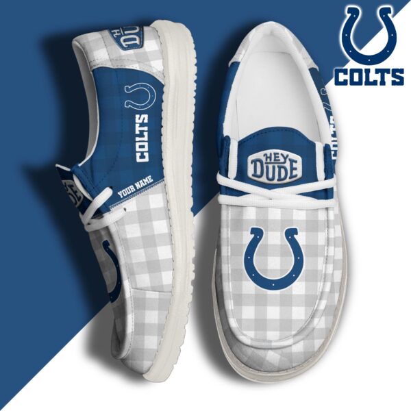 Tubopro Indianapolis Colts Personalized Hey Dude Shoes For Men And Women - Image 2