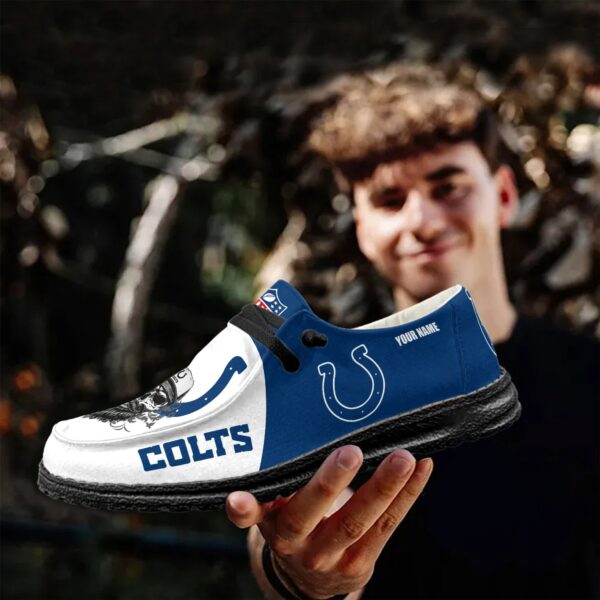 Tubopro Indianapolis Colts Personalized Hey Dude Shoes For Men And Women - Image 6