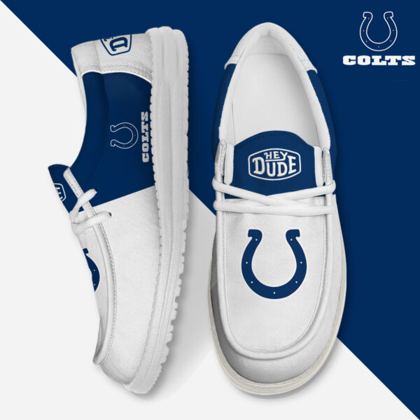 Tubopro Indianapolis Colts Personalized Hey Dude Shoes For Men And Women