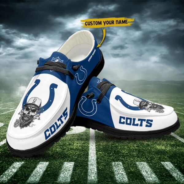 Tubopro Indianapolis Colts Personalized Hey Dude Shoes For Men And Women - Image 4