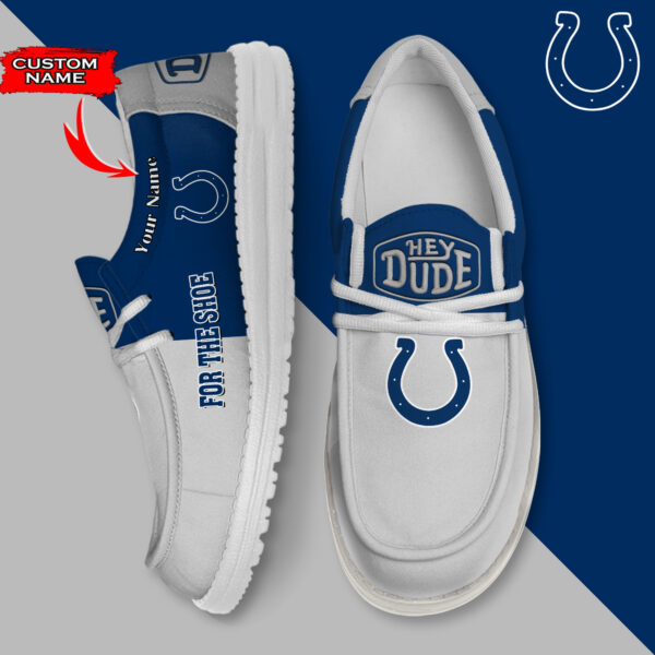 Tubopro Indianapolis Colts Personalized Hey Dude Shoes For Men And Women