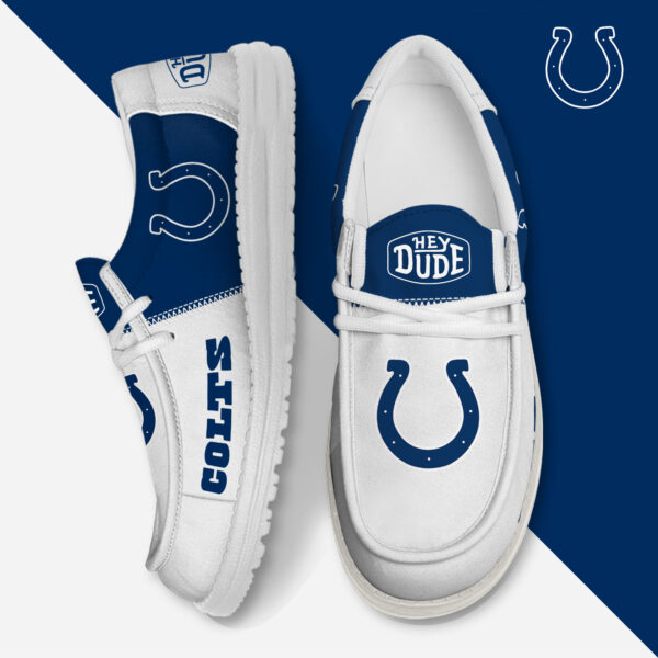 Tubopro Indianapolis Colts Personalized Hey Dude Shoes For Men And Women