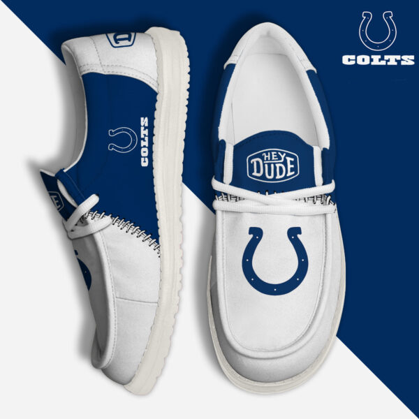 Tubopro Indianapolis Colts Personalized Hey Dude Shoes For Men And Women