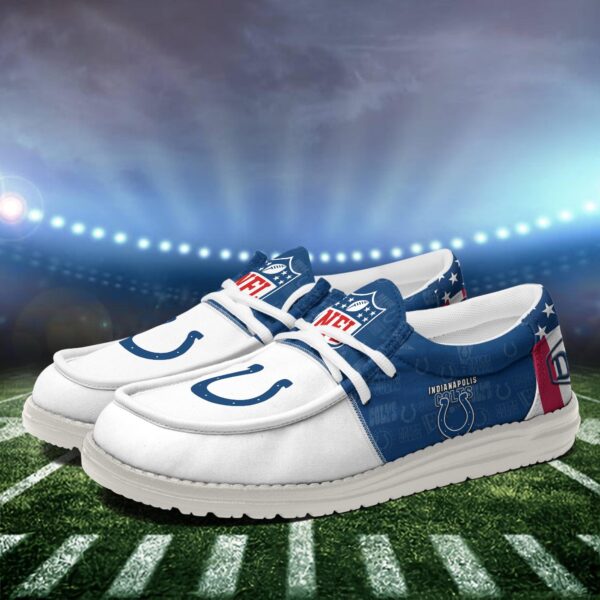 Tubopro Indianapolis Colts Personalized Hey Dude Shoes For Men And Women - Image 3