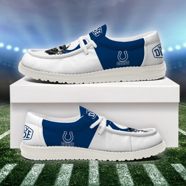 Tubopro Indianapolis Colts Personalized Hey Dude Shoes For Men And Women - Image 4