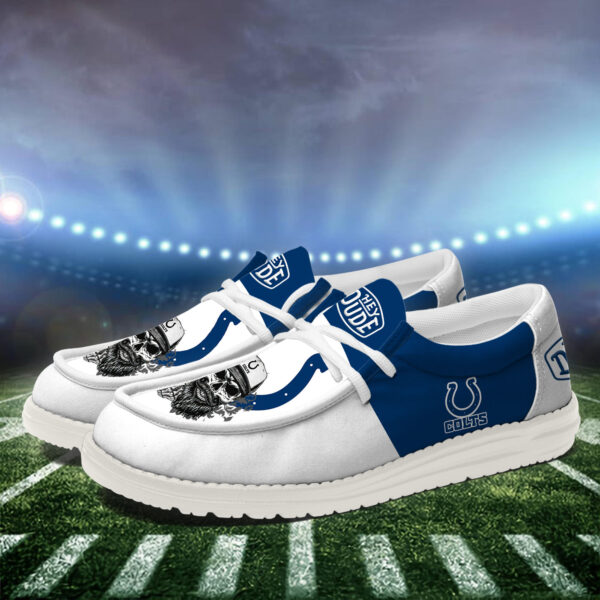 Tubopro Indianapolis Colts Personalized Hey Dude Shoes For Men And Women - Image 2