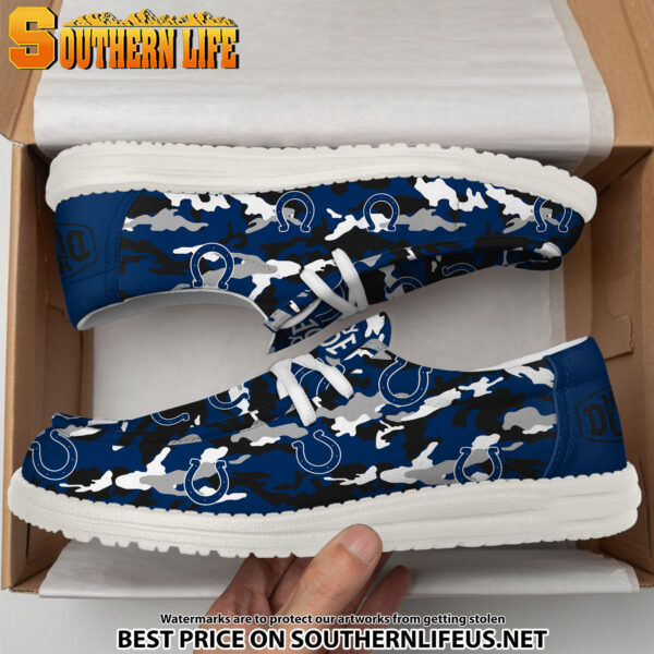 Tubopro Indianapolis Colts Personalized Hey Dude Shoes For Men And Women - Image 4
