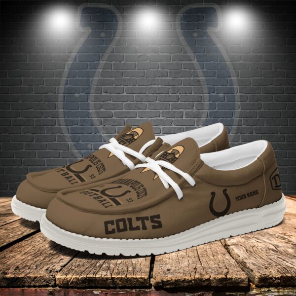 Tubopro Indianapolis Colts Personalized Hey Dude Shoes For Men And Women - Image 3