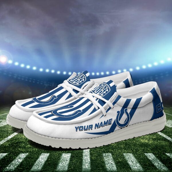 Tubopro Indianapolis Colts Personalized Hey Dude Shoes For Men And Women - Image 3