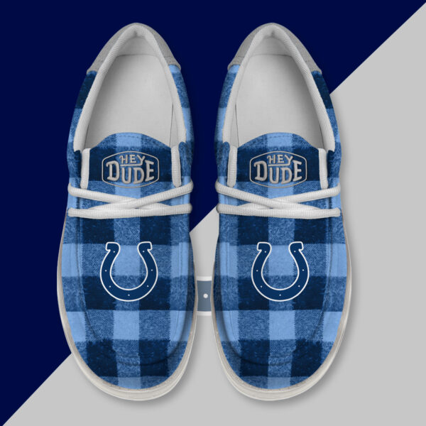 Tubopro Indianapolis Colts Personalized Hey Dude Shoes For Men And Women