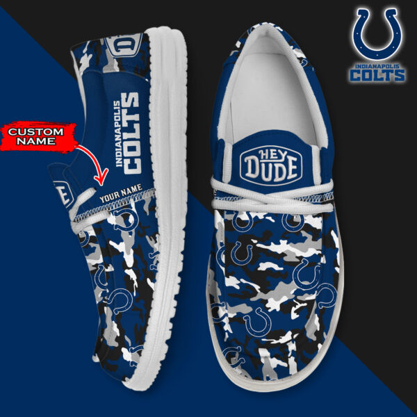 Tubopro Indianapolis Colts Personalized Hey Dude Shoes For Men And Women