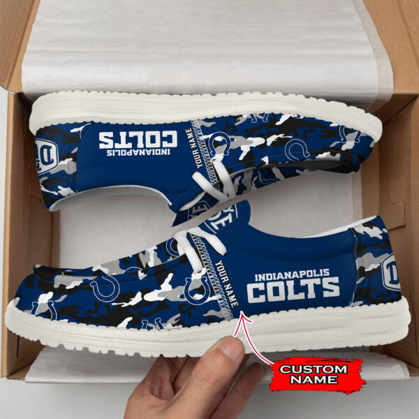 Tubopro Indianapolis Colts Personalized Hey Dude Shoes For Men And Women - Image 2