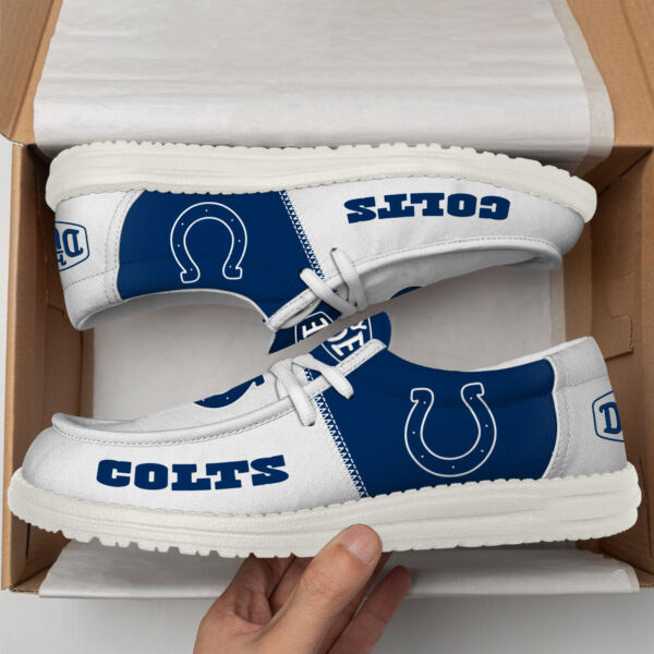 Tubopro Indianapolis Colts Personalized Hey Dude Shoes For Men And Women - Image 2