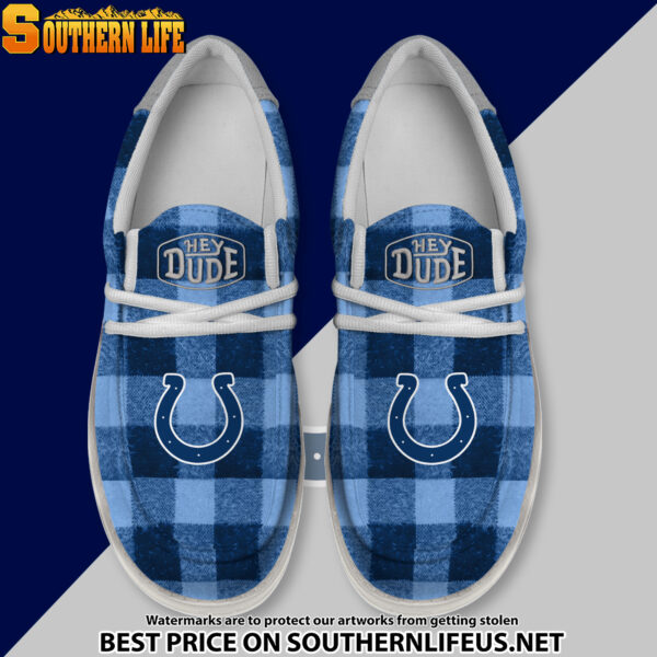 Tubopro Indianapolis Colts Personalized Hey Dude Shoes For Men And Women