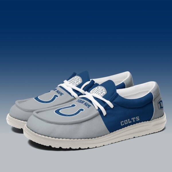 Tubopro Indianapolis Colts Personalized Hey Dude Shoes For Men And Women - Image 3