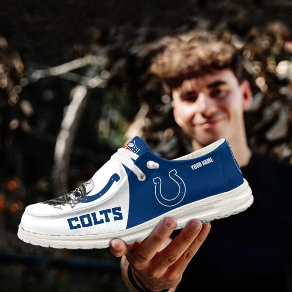 Tubopro Indianapolis Colts Personalized Hey Dude Shoes For Men And Women - Image 5