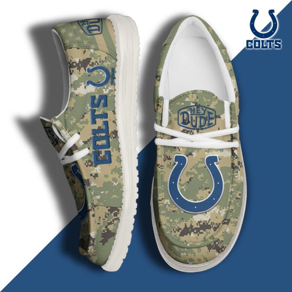 Tubopro Indianapolis Colts Personalized Hey Dude Shoes For Men And Women