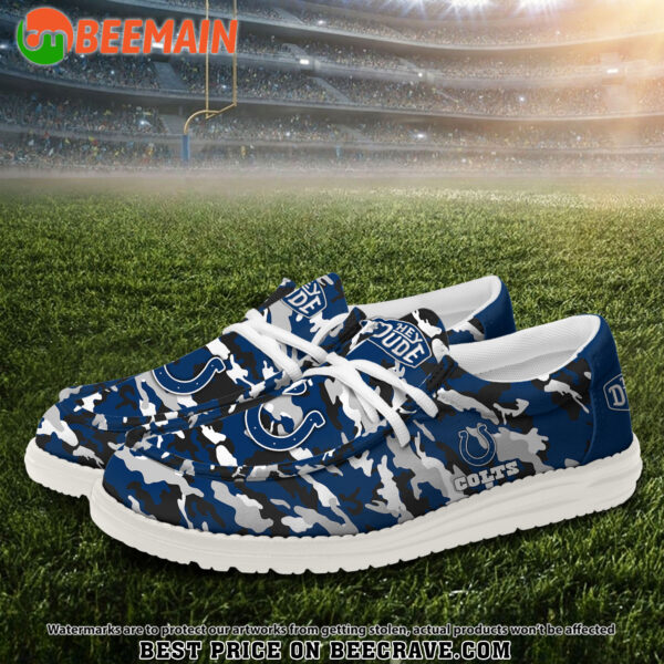 Tubopro Indianapolis Colts Personalized Hey Dude Shoes For Men And Women - Image 2