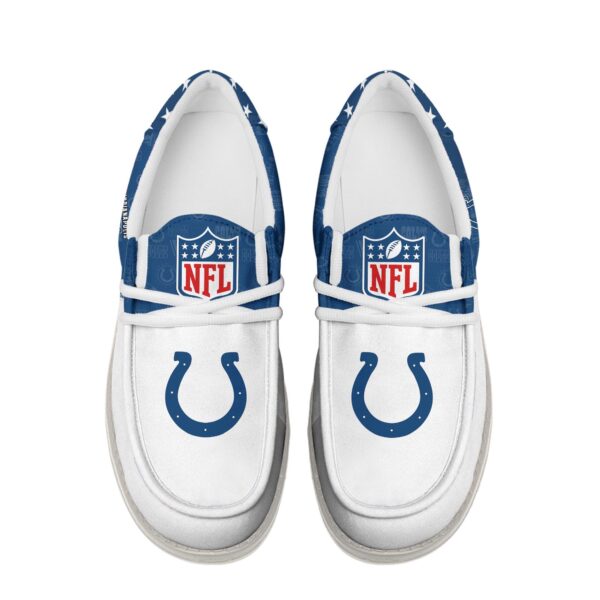 Tubopro Indianapolis Colts Personalized Hey Dude Shoes For Men And Women - Image 4