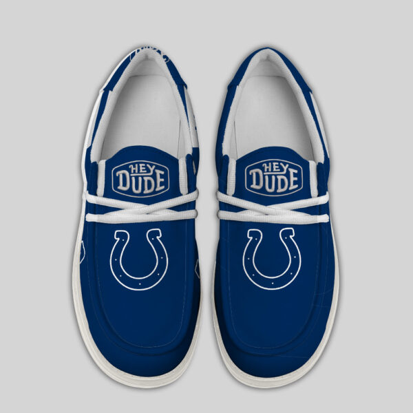 Tubopro Indianapolis Colts Personalized Hey Dude Shoes For Men And Women - Image 4
