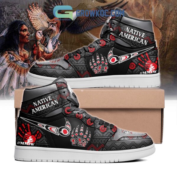 Tubopro Indigenous Native American AJ1 High Sneakers Shoes For Men And Women