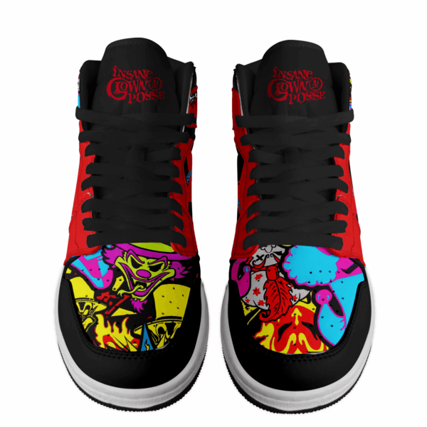 Tubopro Insane Clown Posse AJ1 High Sneakers Shoes For Men And Women - Image 2