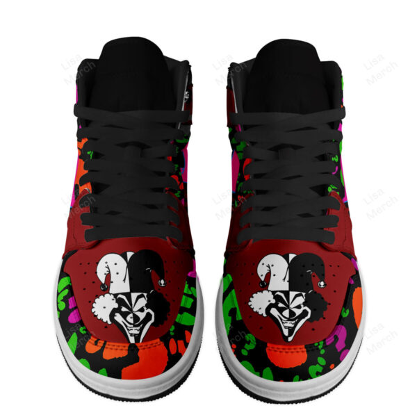Tubopro Insane Clown Posse AJ1 High Sneakers Shoes For Men And Women - Image 2