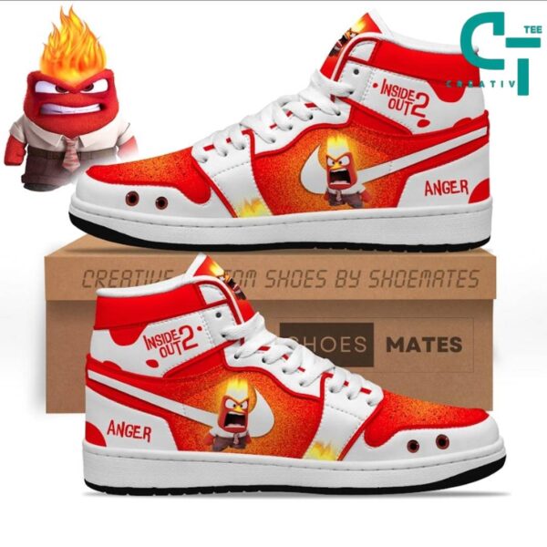 Tubopro Inside Out 2 Anger AJ1 High Sneakers Shoes For Men And Women