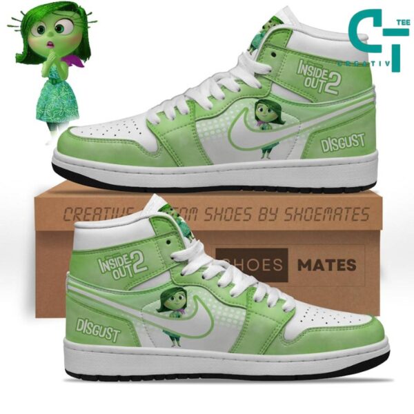 Tubopro Inside Out 2 Disgust AJ1 High Sneakers Shoes For Men And Women