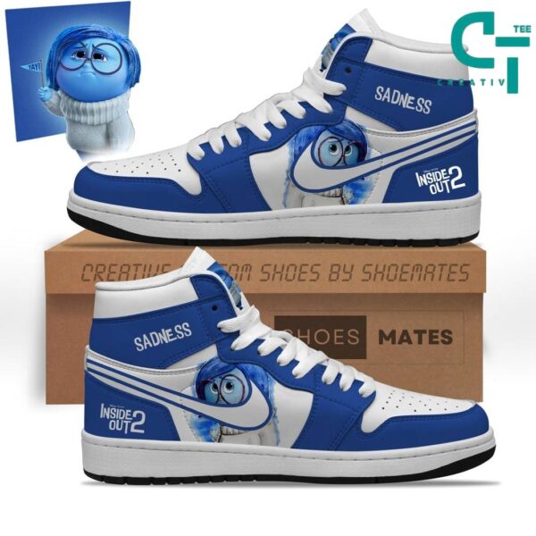 Tubopro Inside Out 2 Sadness AJ1 High Sneakers Shoes For Men And Women