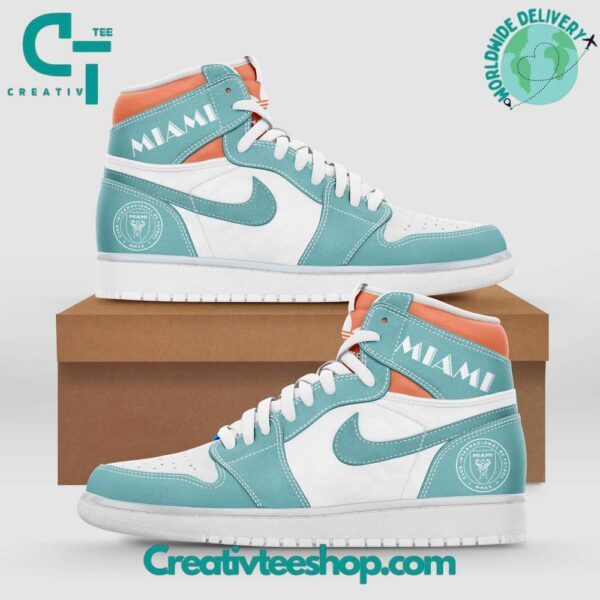 Tubopro Inter Miami AJ1 High Sneakers Shoes For Men And Women