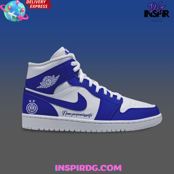 Tubopro Internazionale Milan AJ1 High Sneakers Shoes For Men And Women - Image 2