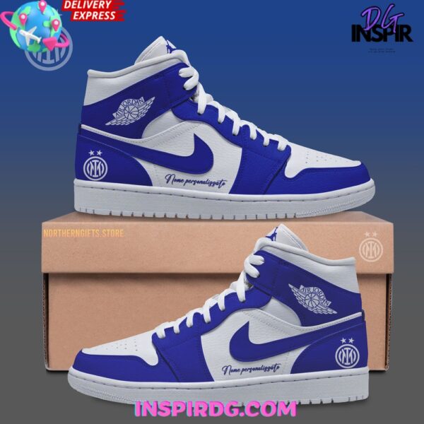 Tubopro Internazionale Milan AJ1 High Sneakers Shoes For Men And Women