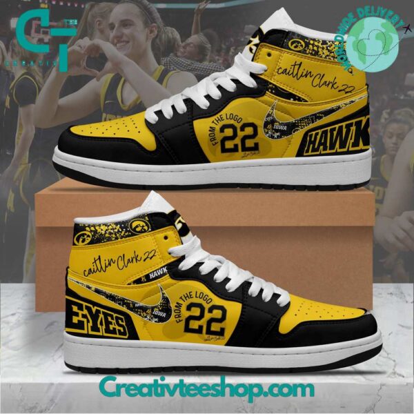 Tubopro Iowa Hawkeyes AJ1 High Sneakers Shoes For Men And Women