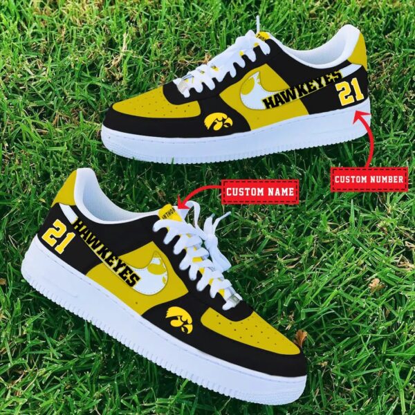 Tubopro Iowa Hawkeyes NCAA Air Low-Top Sneakers Shoes For Men And Women