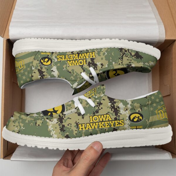 Tubopro Iowa Hawkeyes Personalized Hey Dude Shoes For Men And Women - Image 2