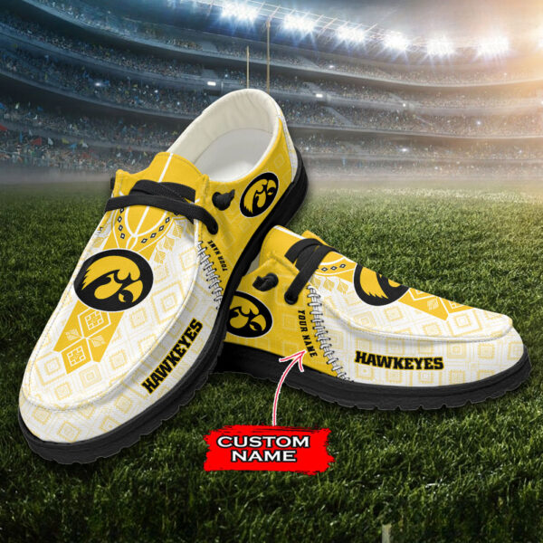 Tubopro Iowa Hawkeyes Personalized Hey Dude Shoes For Men And Women - Image 5