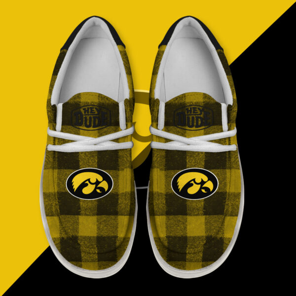 Tubopro Iowa Hawkeyes Personalized Hey Dude Shoes For Men And Women
