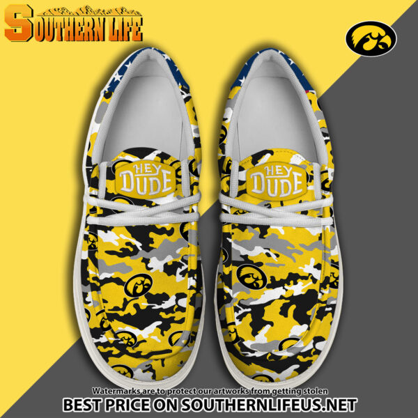 Tubopro Iowa Hawkeyes Personalized Hey Dude Shoes For Men And Women