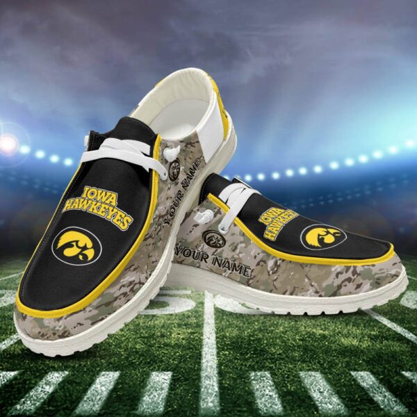 Tubopro Iowa Hawkeyes Personalized Hey Dude Shoes For Men And Women