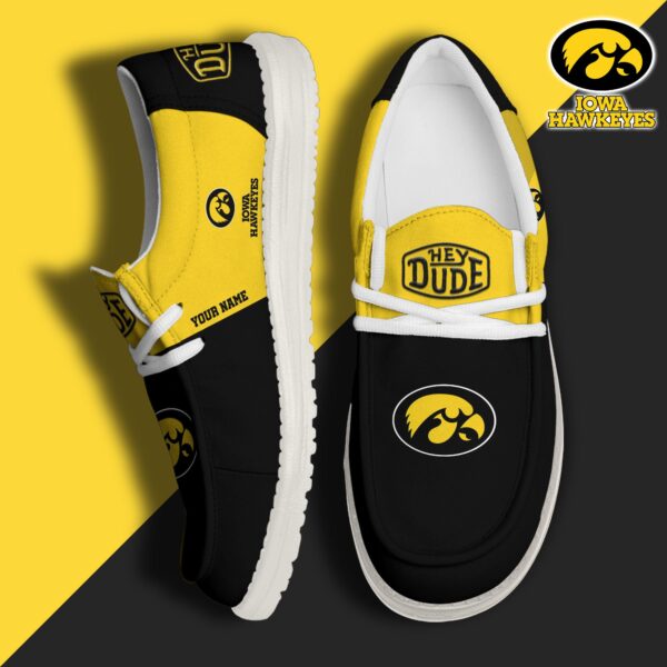 Tubopro Iowa Hawkeyes Personalized Hey Dude Shoes For Men And Women