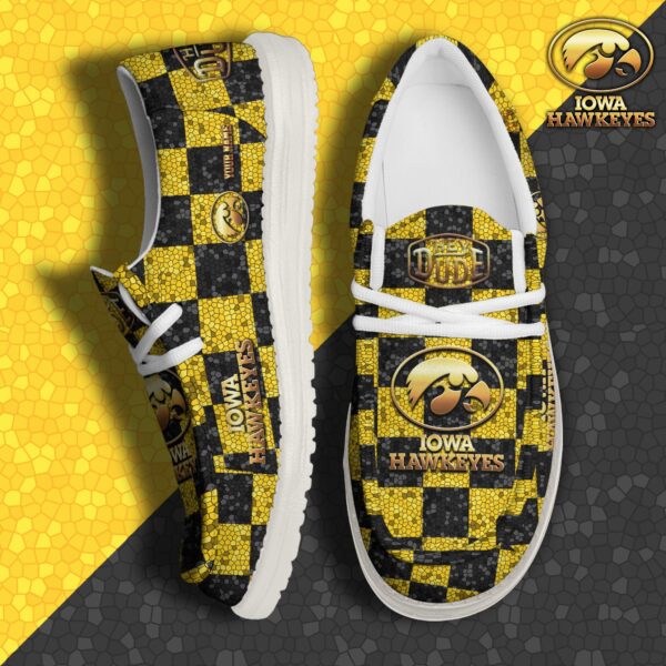 Tubopro Iowa Hawkeyes Personalized Hey Dude Shoes For Men And Women