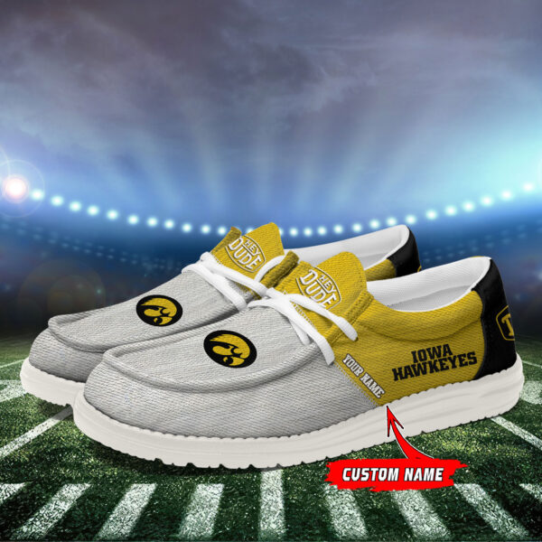 Tubopro Iowa Hawkeyes Personalized Hey Dude Shoes For Men And Women - Image 3
