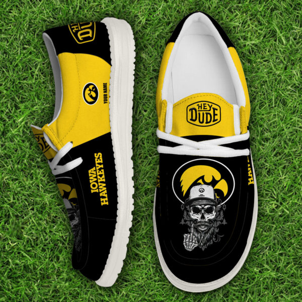 Tubopro Iowa Hawkeyes Personalized Hey Dude Shoes For Men And Women