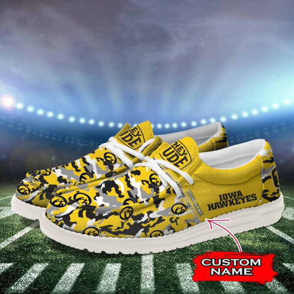 Tubopro Iowa Hawkeyes Personalized Hey Dude Shoes For Men And Women - Image 3