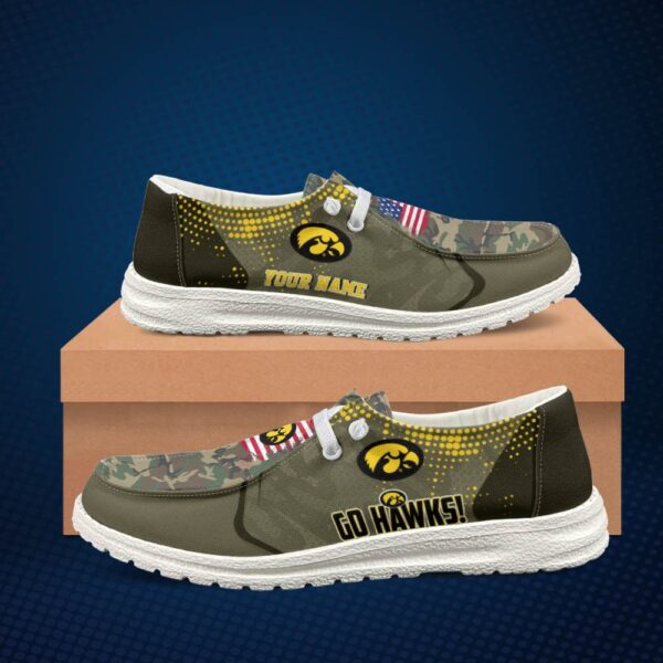 Tubopro Iowa Hawkeyes Personalized Hey Dude Shoes For Men And Women - Image 2